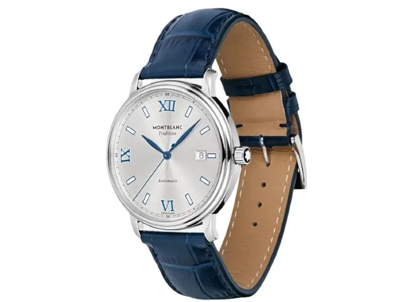 AUTOMATIC MEN'S WATCH STEEL/LEATHER TRADITION MONTBLANC 129285